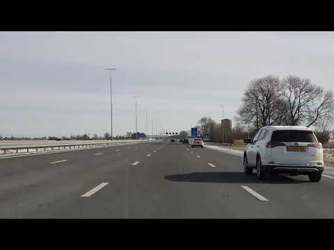 Dashcam Beelden Eemnes: A1 Knooppunt Eemnes  ---》A28 Knooppunt Hoevelaken  ---》A28 Nabij Leusden.