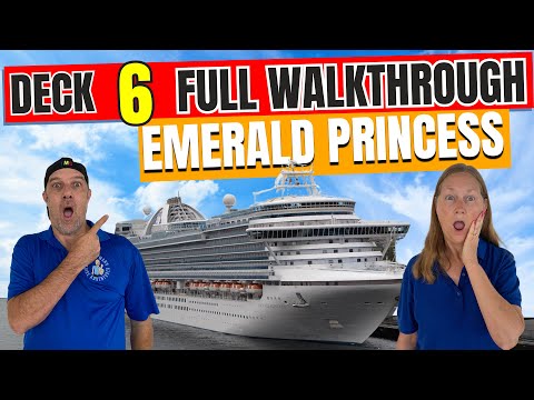 Emerald Princess Public Deck 6 | Tall Man's Cruise Adventures