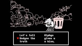 Undertale - Alphys date