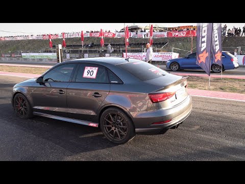 Audi RS3 Sedan vs Audi RS7 vs Audi RS6 - Drag Race