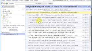 Using Craigslist RSS