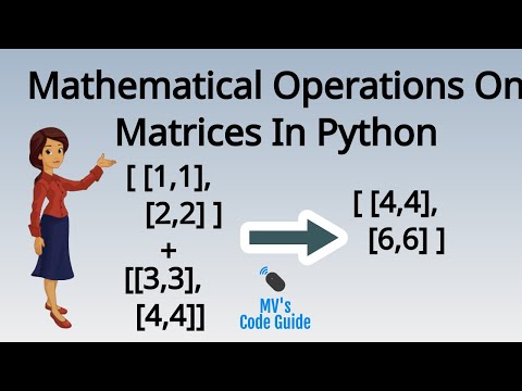 Adding Two Matrices Using Nested Lists Python Program