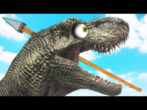 Giant Ballista vs T-Rex in ARBS