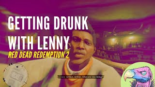 Getting Drunk With Lenny In Red Dead Redemption 2