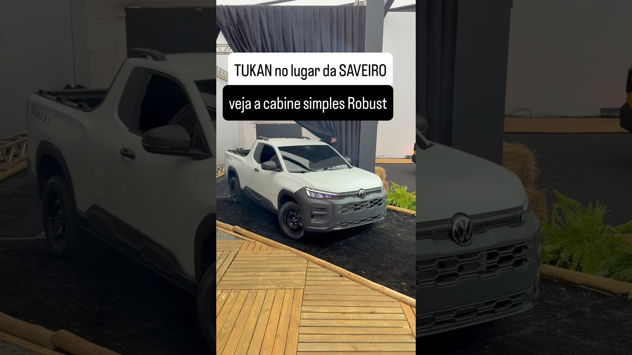 NO LUGAR DA SAVEIRO... EIS A TUKAN CABINE SIMPLES APRESENTADA AGORA EM BARRETOS. #vw #vwtukan