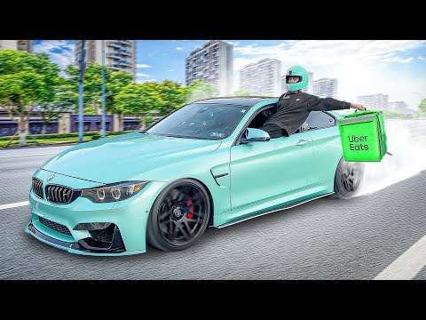Uber Eats In My Straight Pipe BMW M4 *POV*