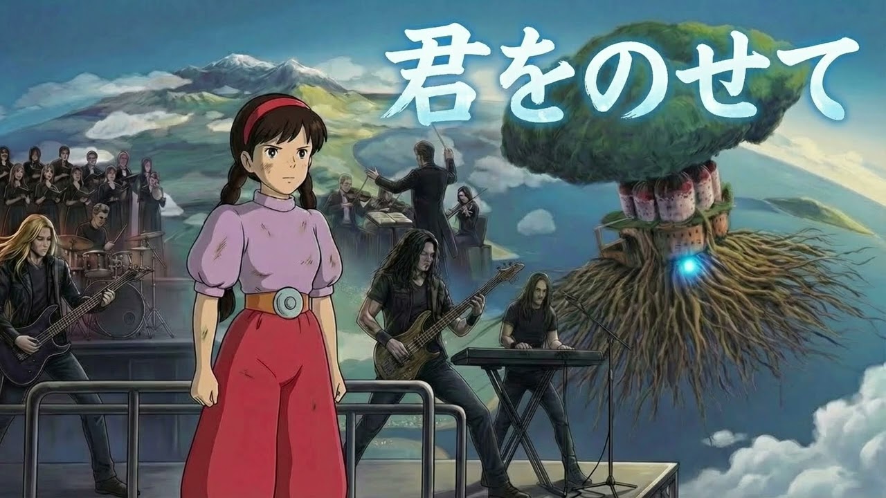 もしも『君をのせて』がシンフォニックメタルだったら① (Symphonic Metal ver.) / 井上あずみ - Castle in the sky style | Dreamy J-POP