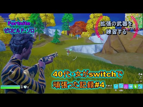 頑張った記録#4（230115）ファションバンシー【Fortnite/フォートナイト/／ゼロビルド／switch】　40代女が頑張った記録