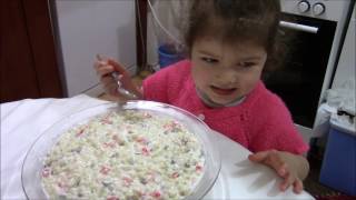 Yoğurtlu Makarna Salatası