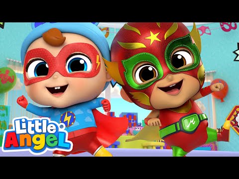 Luchador, My Favorite Superhero  | @LittleAngel Kids Songs & Nursery Rhymes