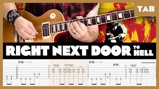 Guns N' Roses - Right Next Door to Hell - Guitar Tab | Lesson | Cover | Tutorial