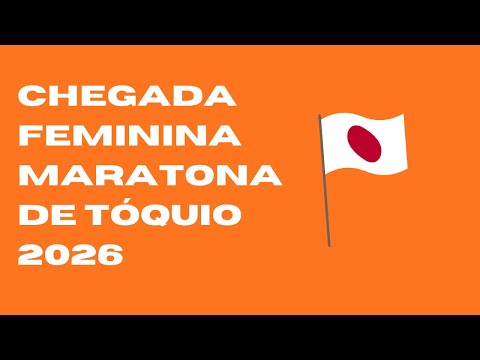 Chegada feminina maratona de Tóquio 2026