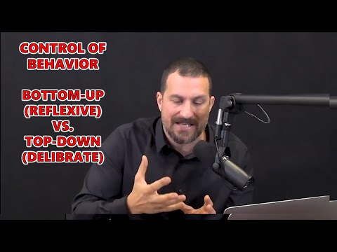Huberman Lab Podcast #1: Bottom-Up (Reflexive) vs. Top-Down Control of Behavior (Delibrate)