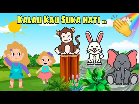 Kalau Kau Suka Hati Tepuk Tangan .. 💕 Lagu anak Indonesia Animasi Terbaru 2023