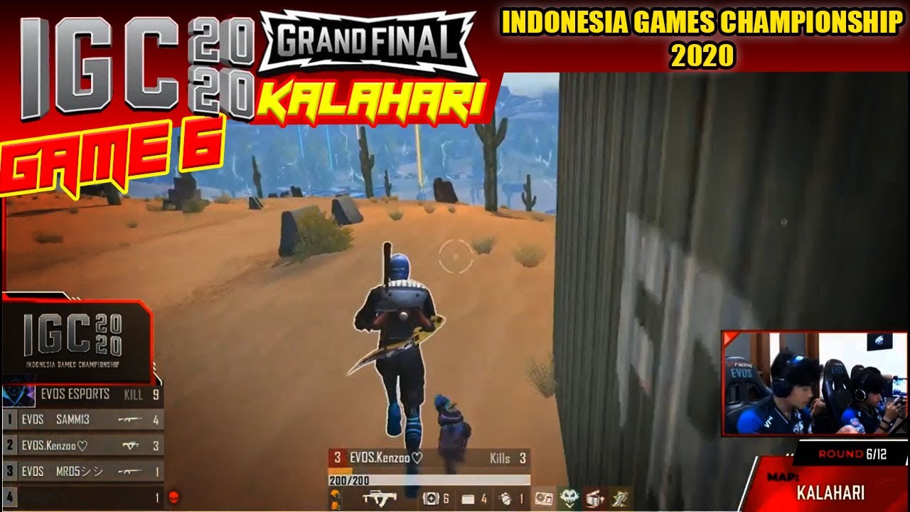 GRANDFINAL FREE FIRE GAME 6 KALAHARI | IGC INDONESIA GAMES CHAMPIONSHIP 2020