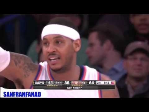 Carmelo Anthony Full Highlights 2015.12.04 vs Nets - 28 Pts