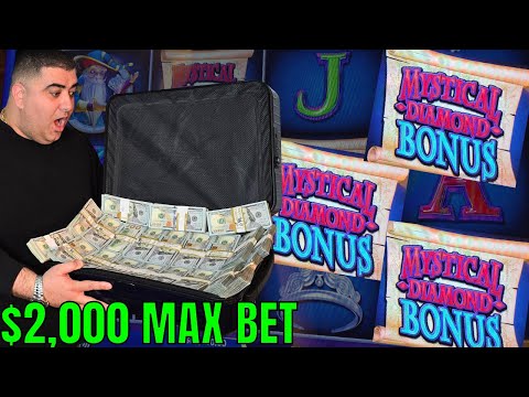 $2,000 MAX BET — BIGGEST JACKPOT OF MY LIFE on Diamond Queen!