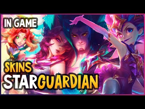Skins Star Guardian in Game | Neeko, Zoe, Rakan y Xayah
