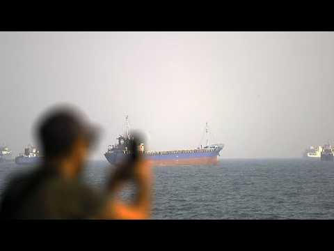 Live view of Strait of Hormuz ship traffic