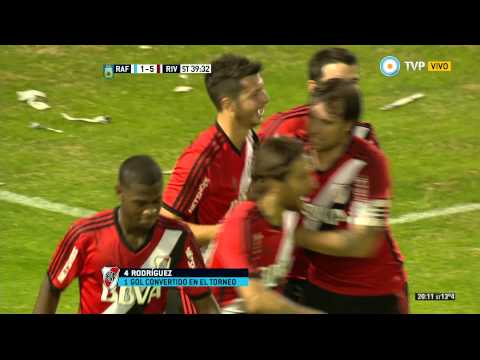 Gol de Rodriguez. Atlético Rafaela 1 - River 5 | Primera División 2015 - Fecha 17