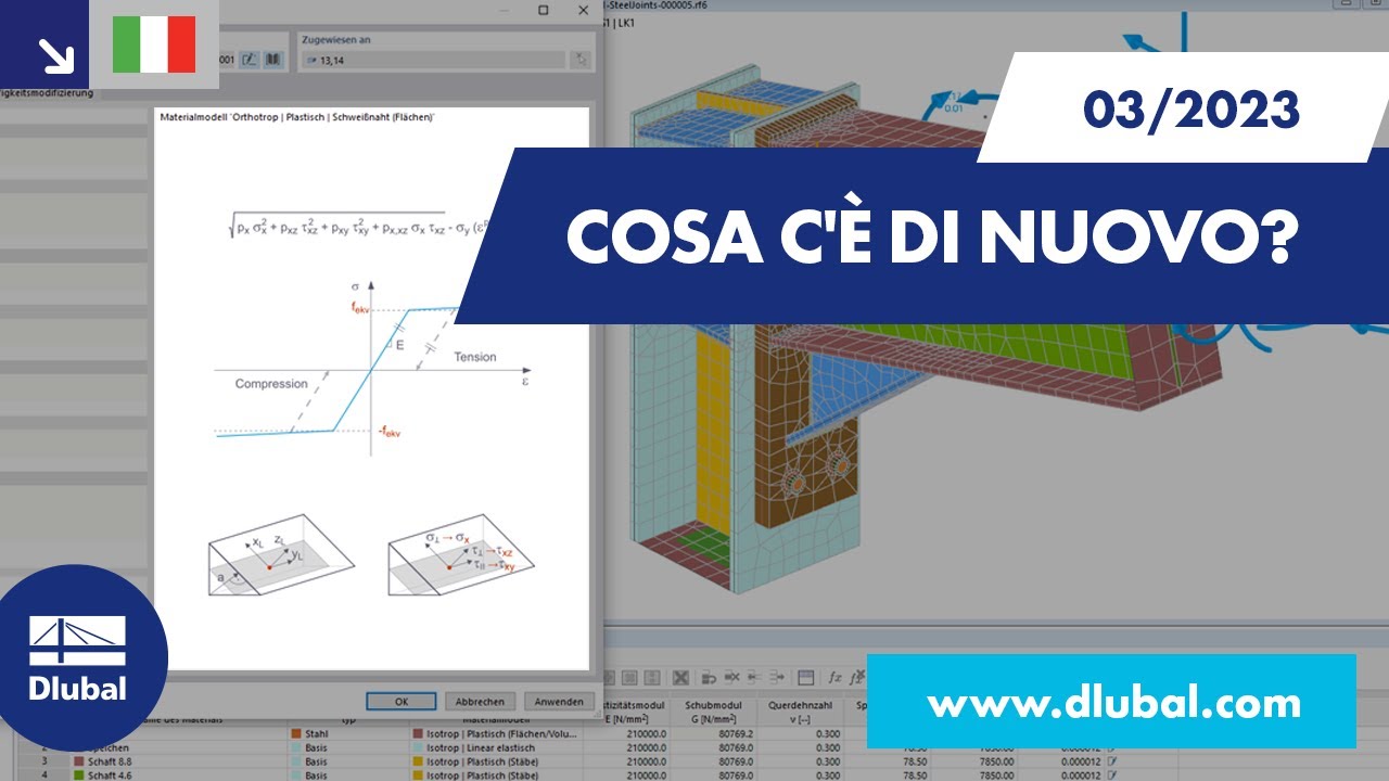 WIN | 03/2023 - Cosa c'è di nuovo in RFEM 6 e RSTAB 9?