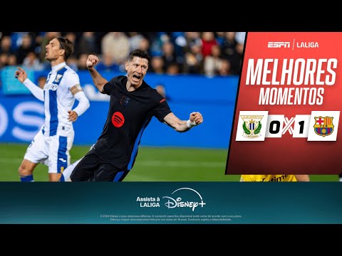 Gols e lances de Leganes x Barcelona