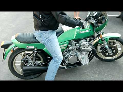 Benelli 900 sei with 6-in-6 exhaust - FAT Sound!