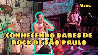 MELHORES BARES DE ROCK DE SÃO PAULO QUE CONHECEMOS NA NOSSA  VIAGEM | Teve até Banda do Queen | VLOG