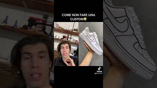 Ecco come NON FARE una Nike AF1 Custom 😅😨