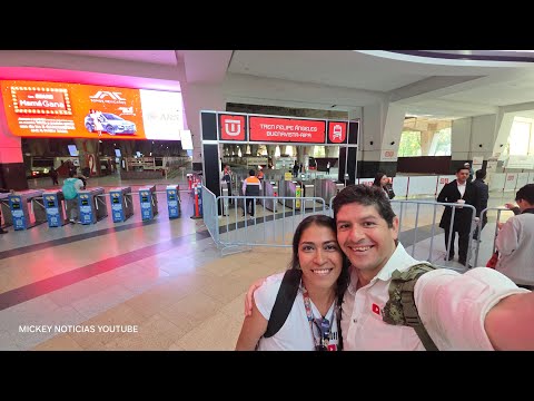 EN LA INAUGURACION DEL TREN SUBURBANO BUENAVISTA-AIFA