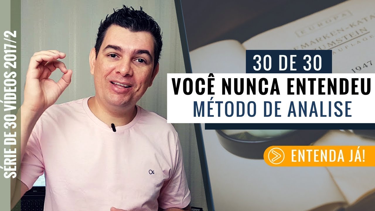Métodos de Analise - Explicação clara que você entende!