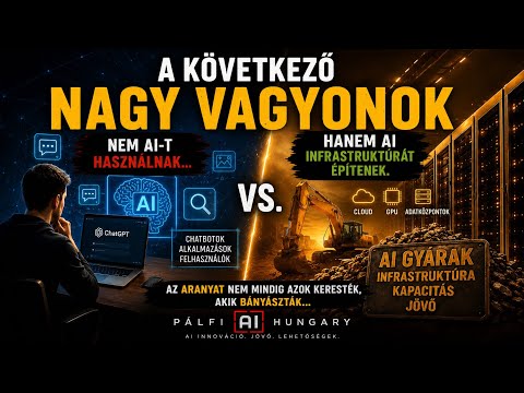 A következő nagy vagyonok nem AI-t használnak… hanem AI infrastruktúrát építenek
