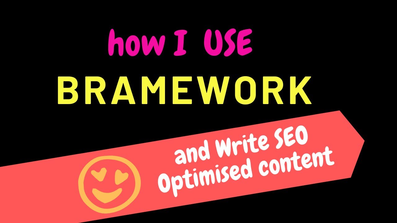 How To Use Bramework  Bramework Seo Urgent