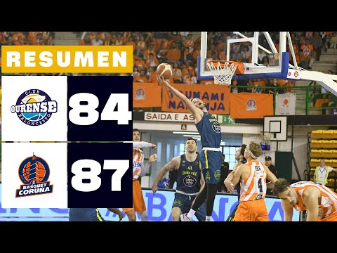 OURENSE BALONCESTO 84-87 LEYMA CORUÑA | RESUMEN LEB ORO