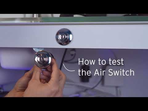 How to test the InSinkErator air switch