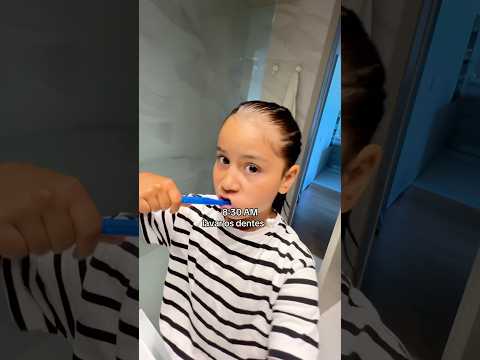 ROTINA DA MIA 7:40 💭 #trend #rotina #portugal #