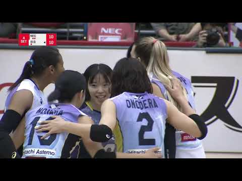 Highlight - NEC Red Rockets   vs Hitachi Rivare  volleyball japan league 2020 2021