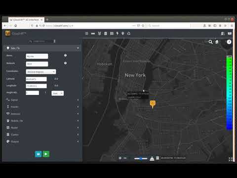 CloudRF tutorial for Helium LoRa modeling
