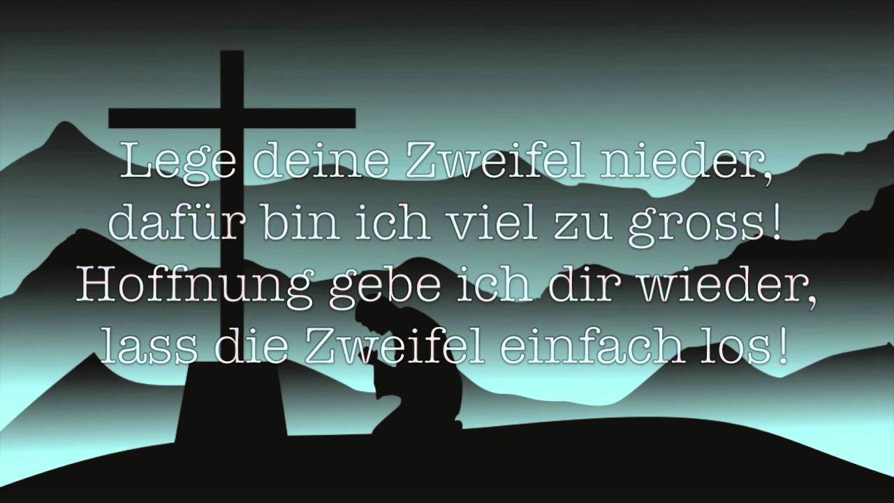 Lege deine Sorgen nieder