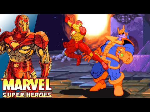 Marvel Super Heroes - Iron Man (Arcade / 1995) 4K 60FPS