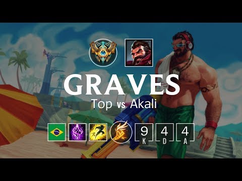 Graves Top vs Akali - BR Challenger Patch 8.1