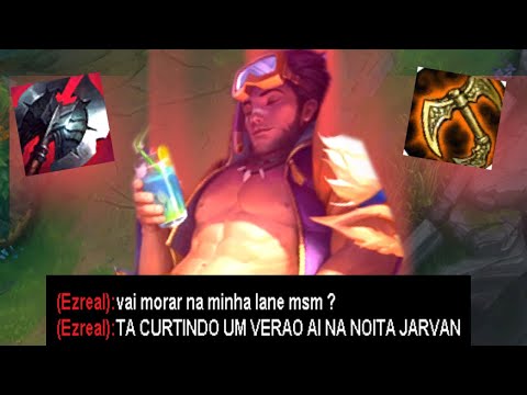 JARVAN CURTINDO UM CAMPZÃO, GANKEI TANTO QUE O BOT INIMIGO FICOU SEM SABER O QUE FAZER !