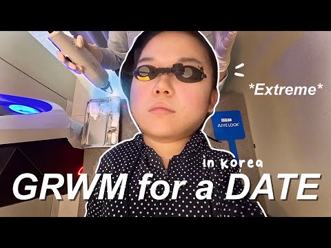 *extreme* GLOW UP with me for a DATE in  KOREA😵‍💫