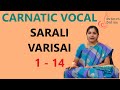 Sarali Varisai 1 14 All Three Speeds