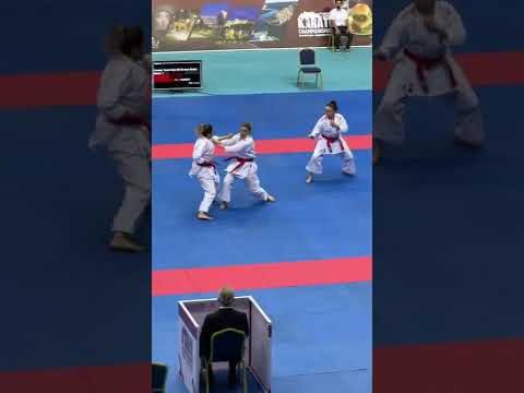 TURKEY FEMALE TEAM KATA GAZİANTEP EUROPEAN CHAMPİONSHİP