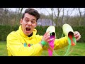 Jason Plays with Slime in Shoes