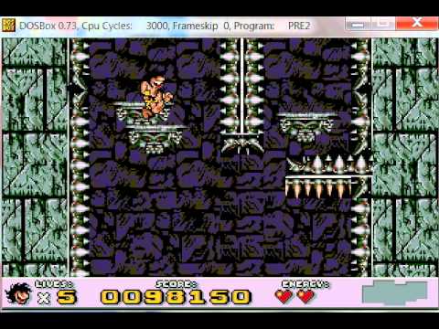 Prehistorik 2 - last level - difficult section