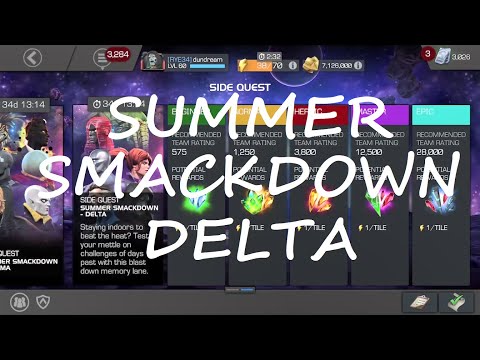 Summer Smackdown Delta EPIC EAAAAAAAAAAASY MANTHING TAKEDOWN | MARVEL CONTEST OF CHAMPIONS |