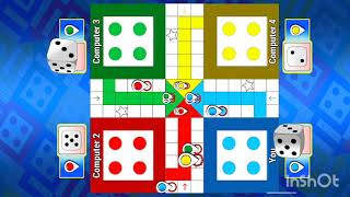 LUDO RUSH GAME GAMEPLAY/LUDO KING RUSH GAME PLAY/ PLAYER 1 VS PLAYER 2 VS PLAYER 3 VS PLAYER 4