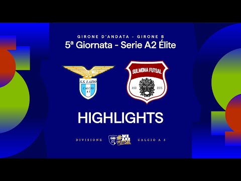 Lazio-Sulmona Futsal 6-2 | Goals and highlights | Matchday 5 | Serie A2 Elite 2025/2026 - Group B